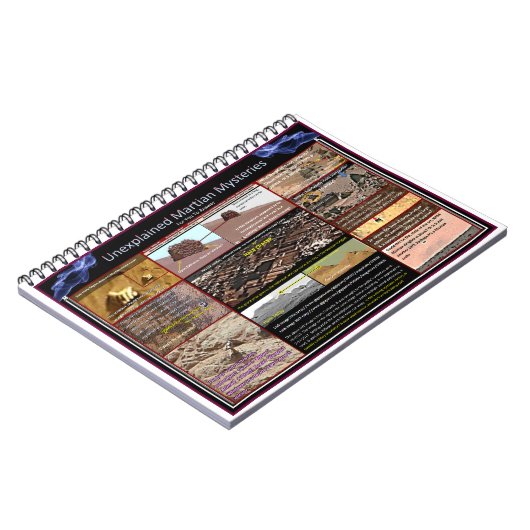 Martian mysteries notitieboek (Linkerzijde)