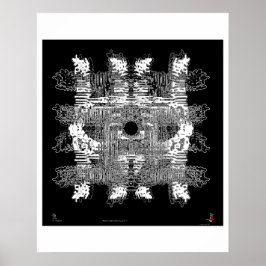 "Martian Poetry Artifact No. 0810110" Poster