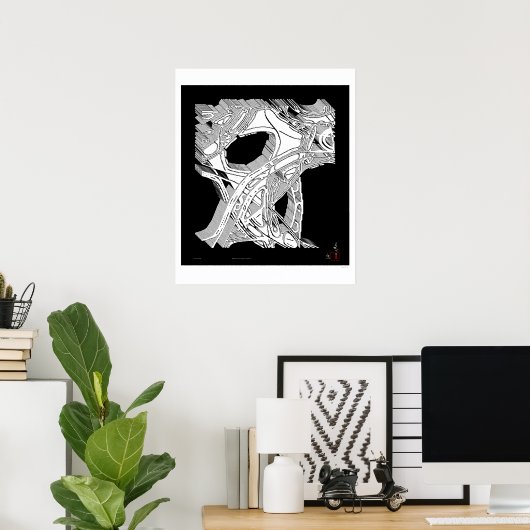 Martian Poetry Artifact Poster (Thuiskantoor)