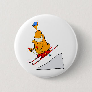 Martian Skier Ronde Button 5,7 Cm