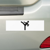 Martiele kunst bumpersticker (Op auto)