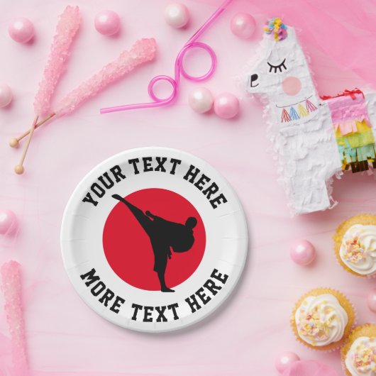 Martiele kunsten kind karate Birthday bord (Feest)