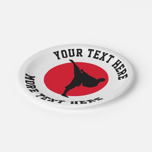 Martiele kunsten kind karate Birthday bord (Gekanteld)