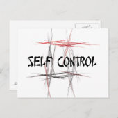 Martiele kunsten, zelfbeheersing briefkaart (Voorkant / Achterkant)