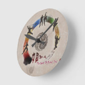 Martiele muur klok (Hoek)