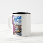 Martigues Tweekleurige Koffiemok (Voorkant links)