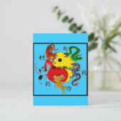 MARTIJEN 5 DIEREN BRIEFKAART (Staand voorkant)