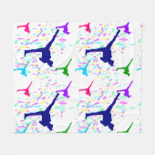 MARTIJEN - JUDO FLEECE DEKEN (Voorkant (Horizontaal))