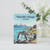 Martillo-eiland Argentinië Briefkaart (Staand voorkant)