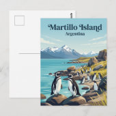Martillo-eiland Argentinië Briefkaart (Voorkant / Achterkant)