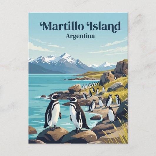 Martillo-eiland Argentinië Briefkaart (Voorkant)