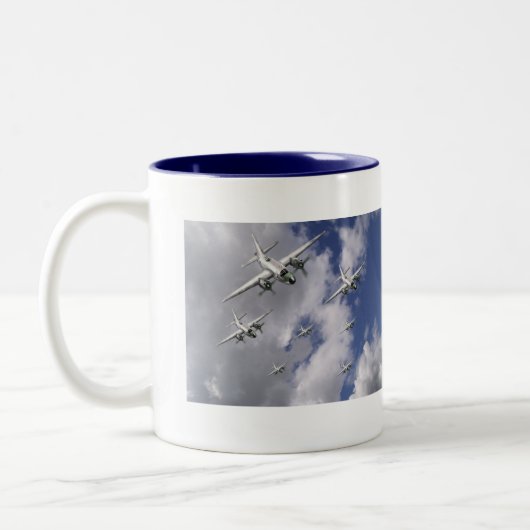 Martin B26 Marauders Tweekleurige Koffiemok (Links)