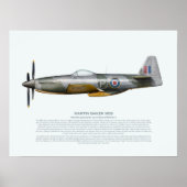 Martin-Baker MB5 Poster (Voorkant)
