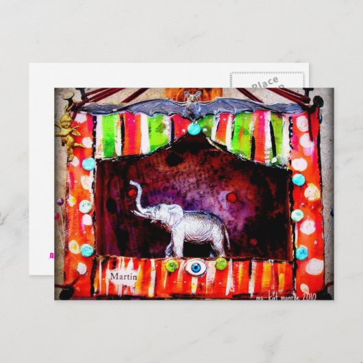 "Martin"-briefkaart Briefkaart (Voorkant / Achterkant)