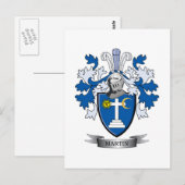 Martin Coat of Arms Briefkaart (Voorkant / Achterkant)