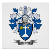 Martin Coat of Arms Poster (Voorkant)