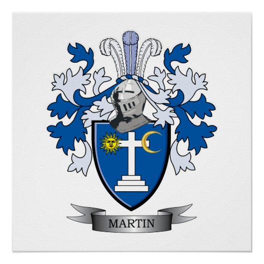 Martin Coat of Arms Poster (Voorkant)