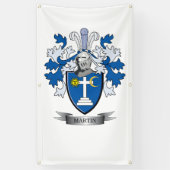 Martin Coat of Arms Spandoek (Verticaal)