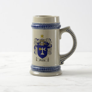 Martin Coat of Arms Stein / Martin Crest Stein Bierpul