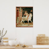 Martin deelt zijn cloak met de bedelaar poster (Keuken)