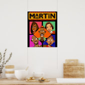 Martin en Friends Poster (Keuken)