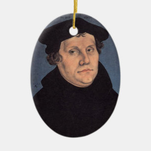 Martin en Katherina (von Bora) Luther Keramisch Ornament