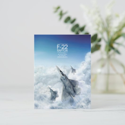 Martin F-22 Verticaal briefkaart (Staand voorkant)