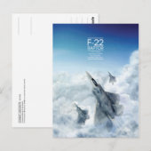 Martin F-22 Verticaal briefkaart (Voorkant / Achterkant)