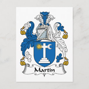 Martin Family Crest Briefkaart