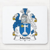 Martin Family Crest Muismat (Voorkant)