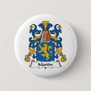 Martin Family Crest Ronde Button 5,7 Cm