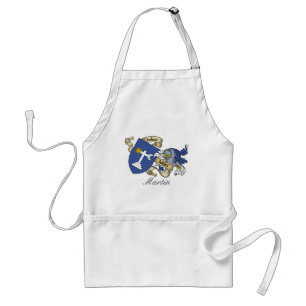 Martin Family Crest Standaard Schort