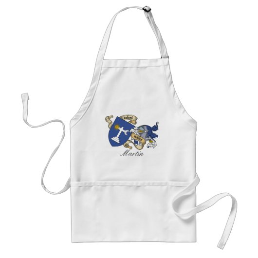 Martin Family Crest Standaard Schort (Voorkant)