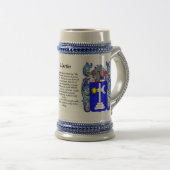 Martin Family Crest Stein Bierpul (Voorkant rechts)