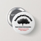 Martin-Fontana Parks Association, PERSONALIZE W... Ronde Button 5,7 Cm (Voorkant /achterkant)