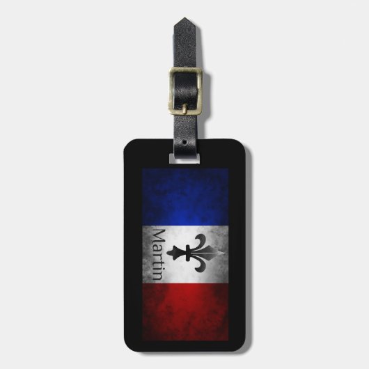 Martin French Flag Bagagelabel (Voorkant verticaal)