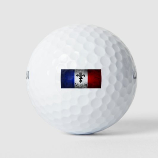 Martin French Flag Golfballen (Voorkant)