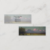 Martin Heade: Zonlicht en schaduw Mini Visitekaartje (Voorkant / Achterkant)