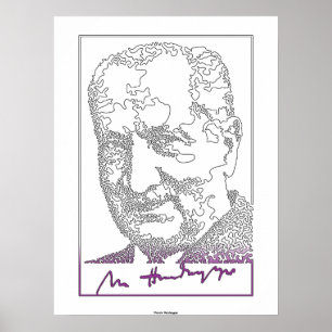 Martin Heidegger. Duitse filosoof [013] Poster