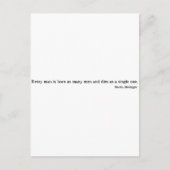 Martin Heidegger shirt 1 Briefkaart (Voorkant)