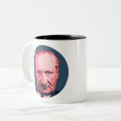 Martin Heidegger Tweekleurige Koffiemok (Voorkant links)