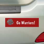 Martin High School Warriors - Arlington, TX Bumpersticker (Op auto)