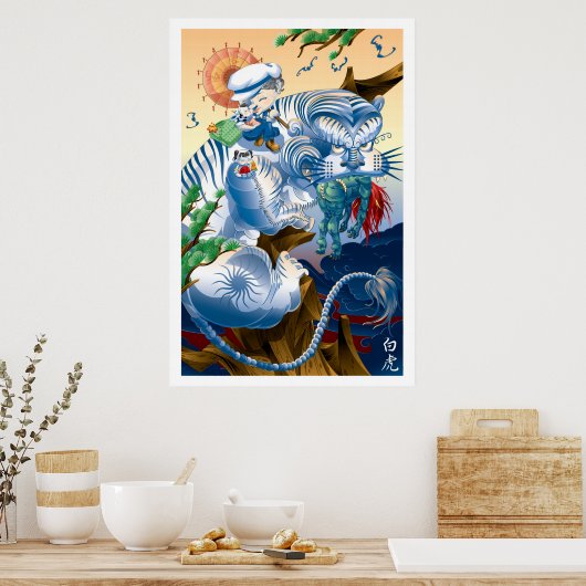 Martin Hsu - Tiger Poster (Keuken)