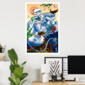 Martin Hsu - Tiger Poster (Thuiskantoor)