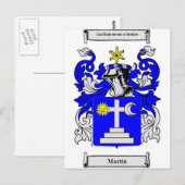 Martin (Ierland) Wapenstaart Briefkaart (Voorkant / Achterkant)