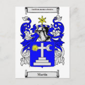 Martin (Ierland) Wapenstaart Briefkaart (Voorkant)