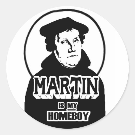 Martin is mijn Homeboy stickers (Voorkant)
