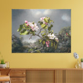 MARTIN J. HEADE - Appelbloesems en kolibrie - Canvas Afdruk (Insitu (Woonkamer))