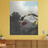 MARTIN J. HEADE - Zwarte mango - 1863-64 - Canvas Afdruk (Insitu (Woonkamer))