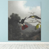 MARTIN J. HEADE - Zwarte mango - 1863-64 - Canvas Afdruk (Insitu (Houten vloer))